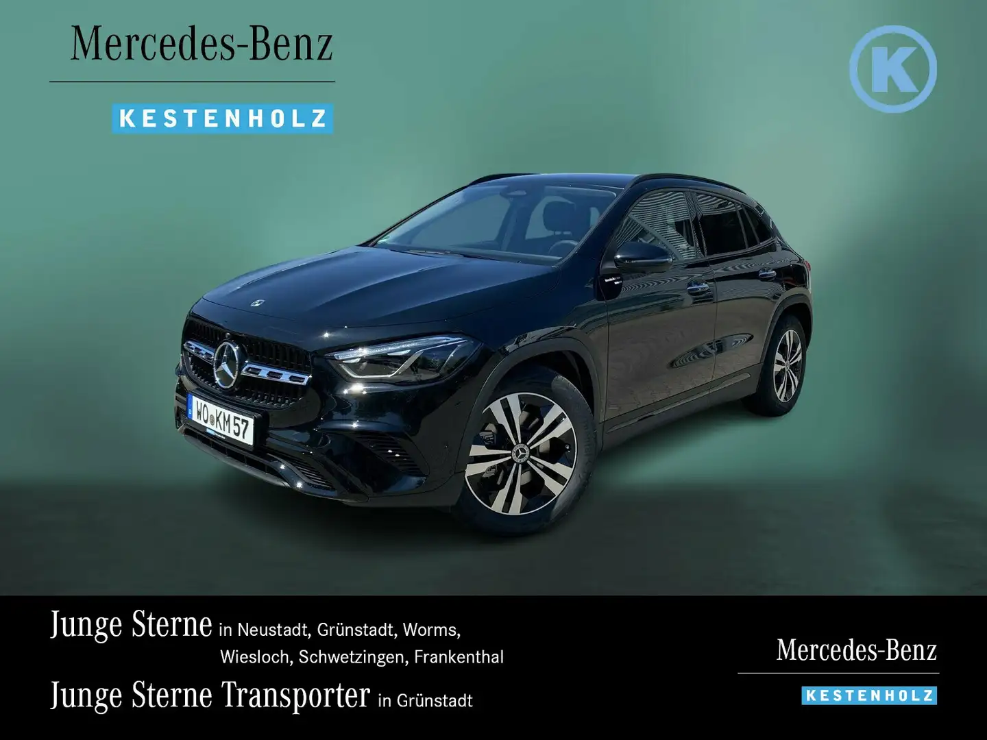 Mercedes-Benz GLA 200 GLA 200 NIGHT+AHK+DISTRO+360°+KEYLESS+EASYP+MLED Noir - 1