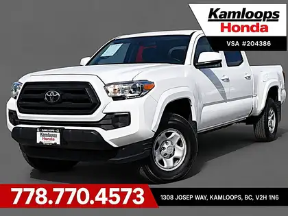 White 2023 Toyota Tacoma Pickup Truck Four-Wheel Drive 6-Speed Automatic