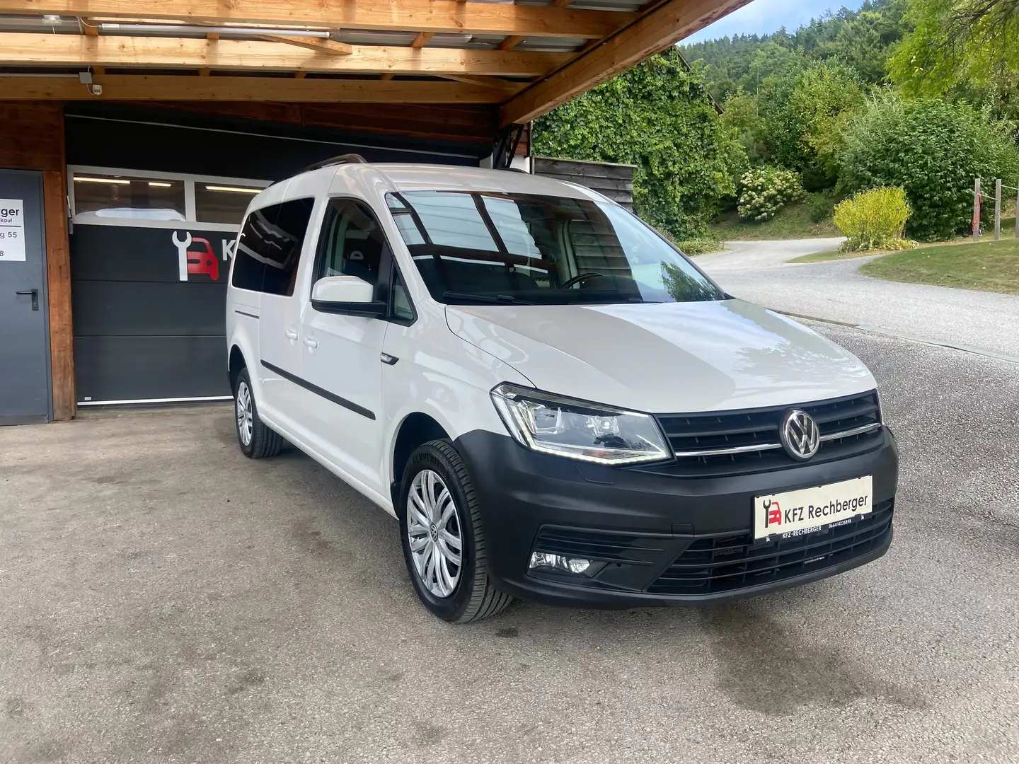 Volkswagen Caddy MAXI 7 SITZE DSG 4 MOTION XENON MULTI SHZ Blanc - 1