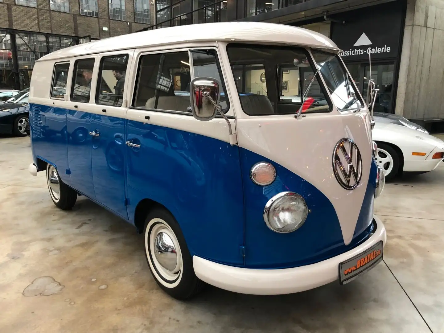 Volkswagen T1 Fensterbus 9-Sitzer deutsch restauriert Синій - 2