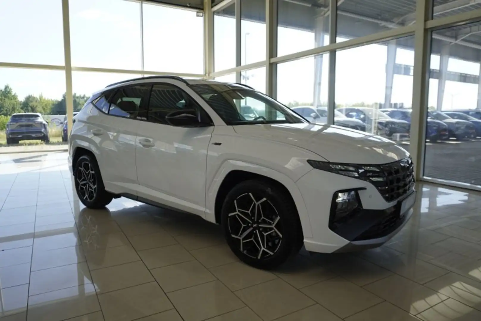 Hyundai TUCSON N-Line 1.6 T-GDI Voll-LED/Navi/Keyless/Winterp. Weiß - 2