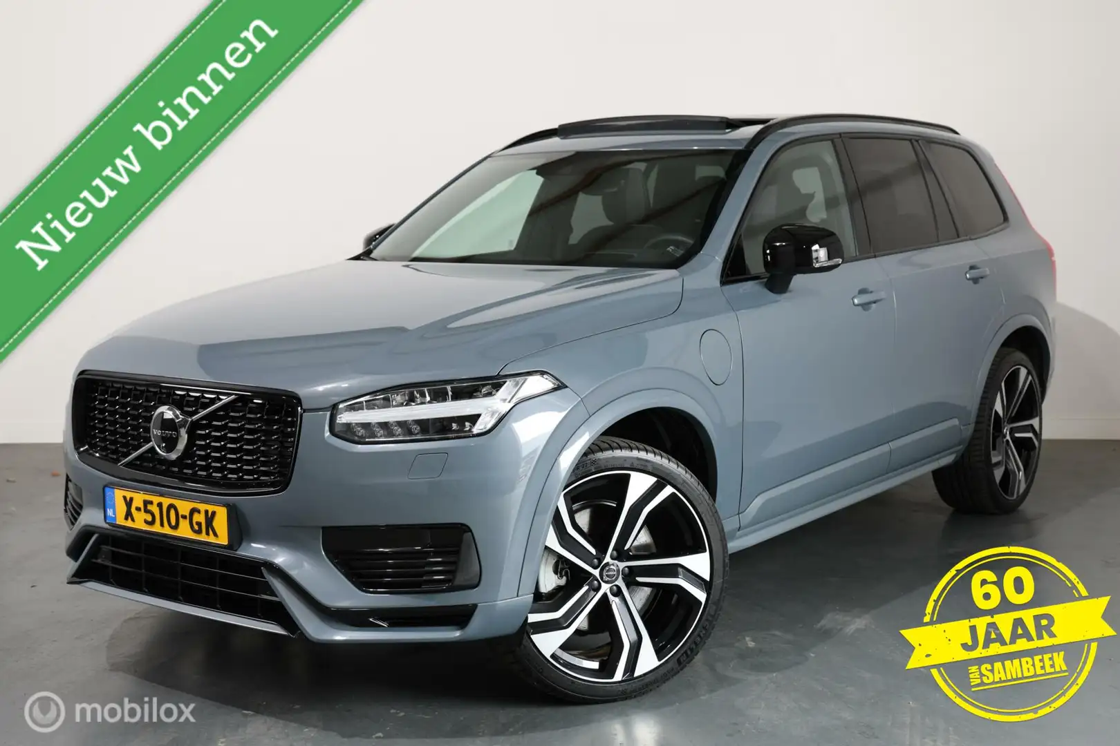 Volvo XC90 2.0 T8 AWD R-Design - PANO-TREKHAAK-LONG RANGE Grijs - 2