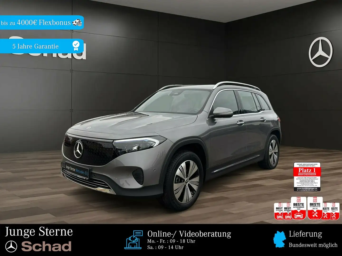 Mercedes-Benz EQB 350 EQB 350 4M PROGR+MBUX+LED+KAMERA+ASSIST+AMBI+SHZ Gris - 1