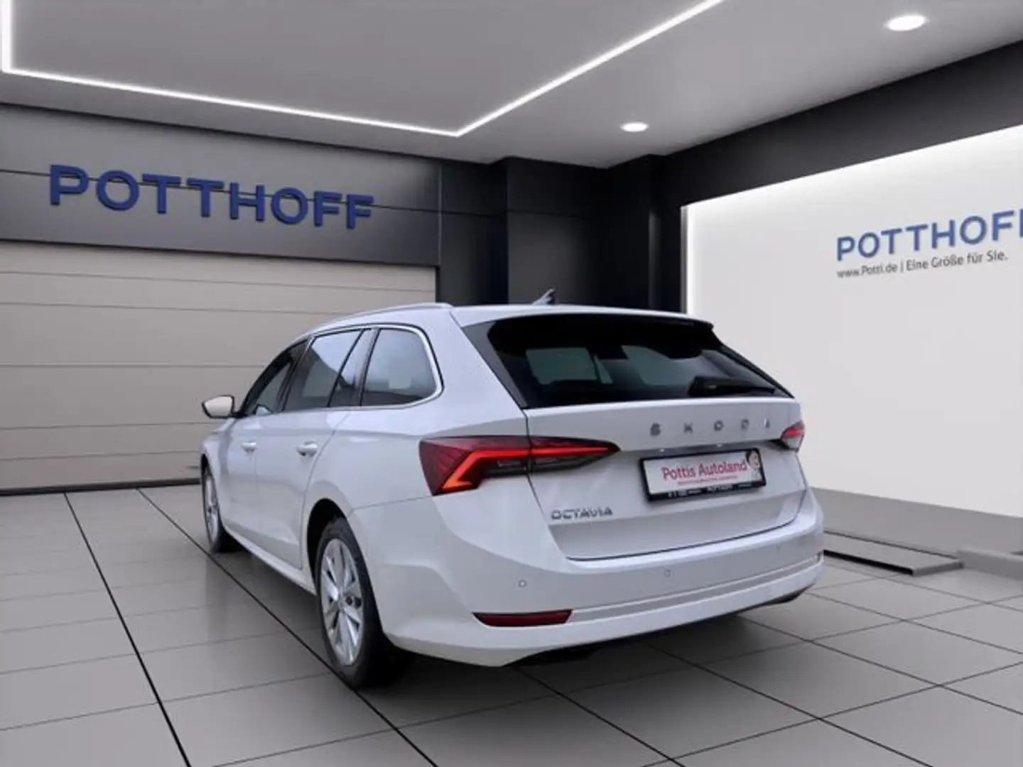Skoda Octavia Combi 2.0 TDI DSG STYLE AHK PDC SITZHZG Weiß - 2