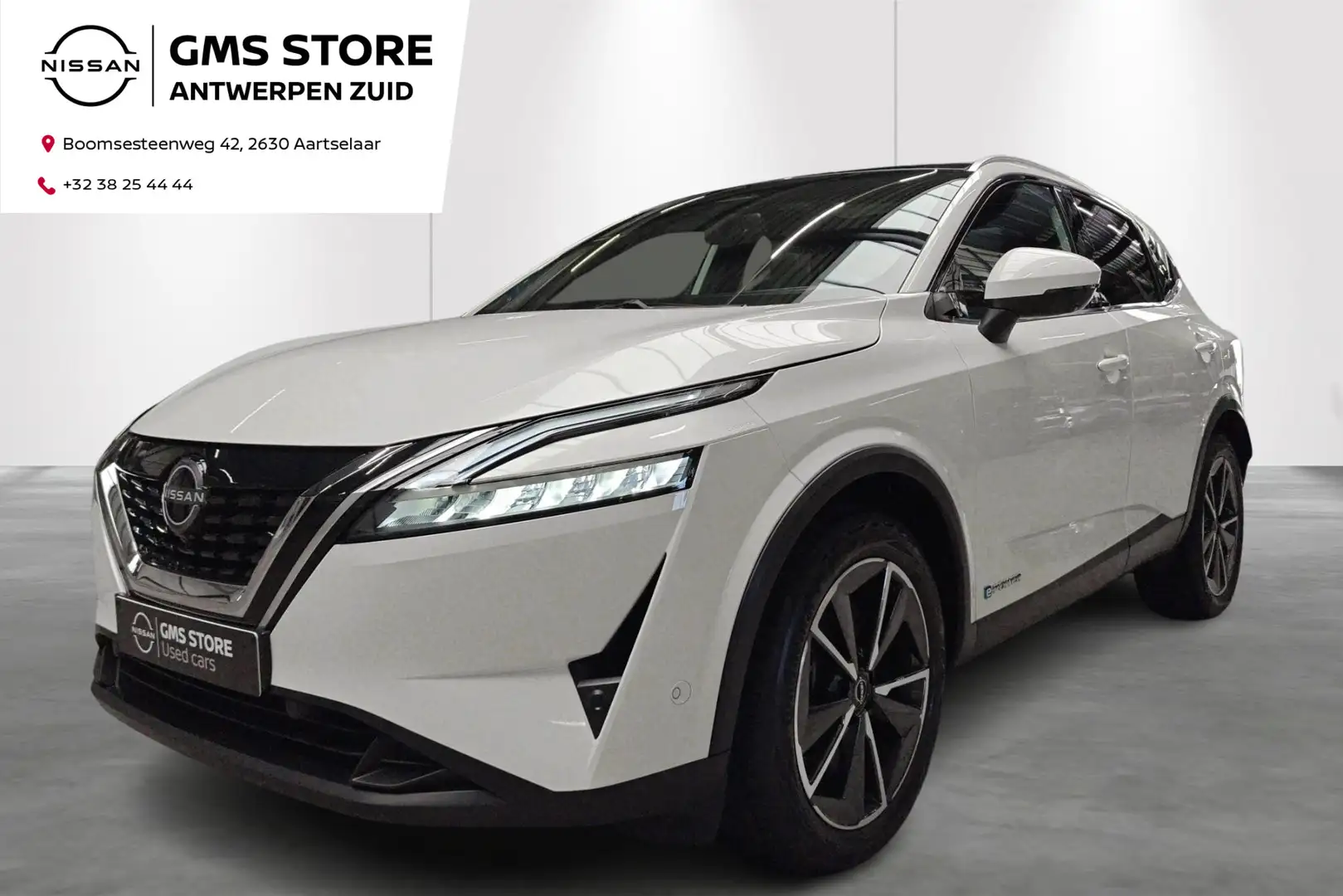 Nissan Qashqai e-POWER Tekna + Design/Cold Pack - incl 2 jaar KAR Blanc - 1