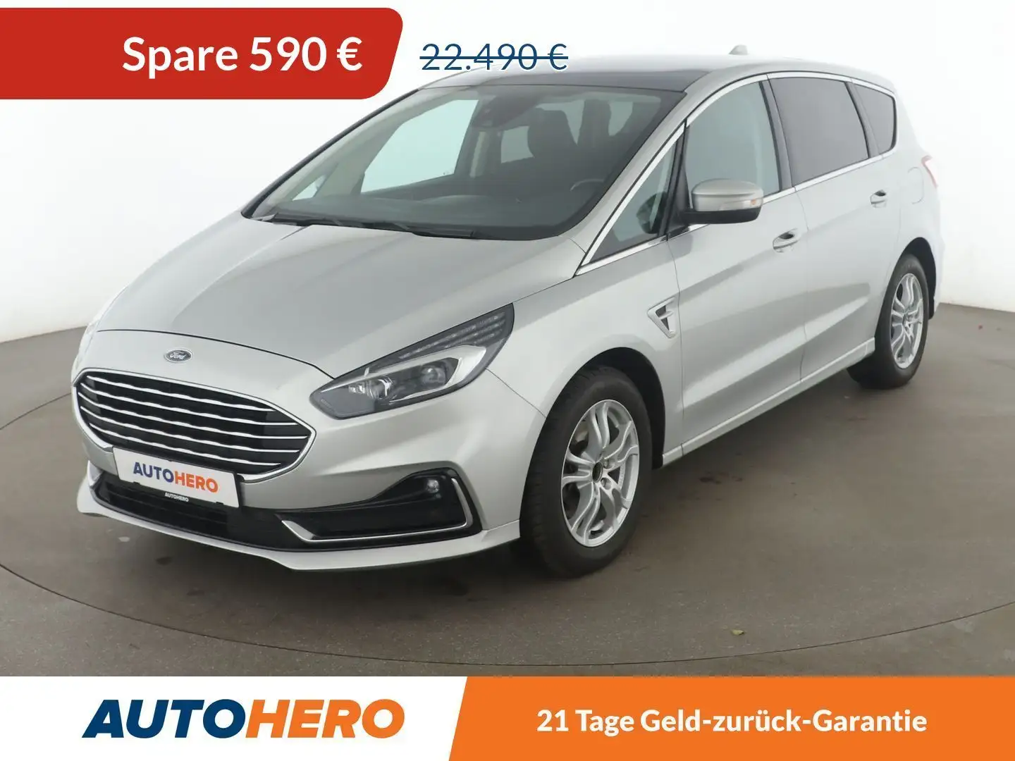 Ford S-Max 2.0 TDCi EcoBlue Titanium Aut.*NAVI*CAM* Gris - 1