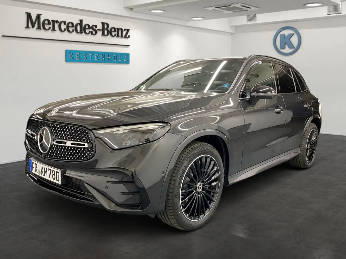Mercedes-Benz GLC 450 d 4M AMG Fahrass 360° Burmester AHK Night Gris - 2