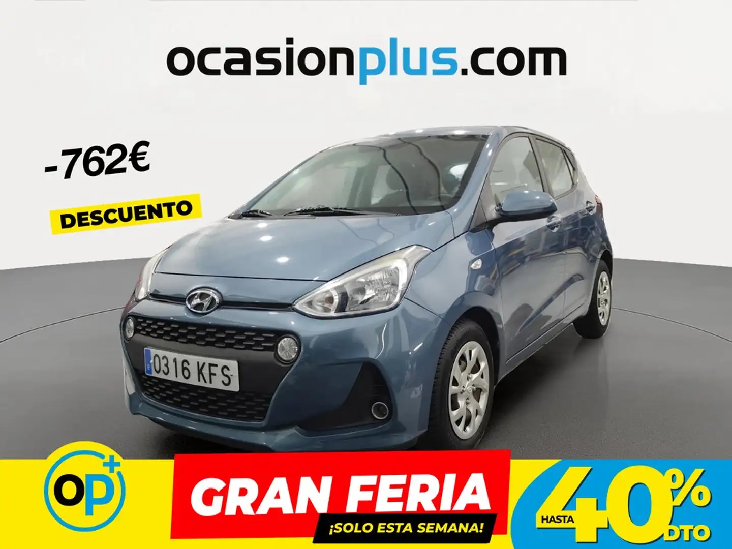 Hyundai i10 1.0 Tecno Azul - 1