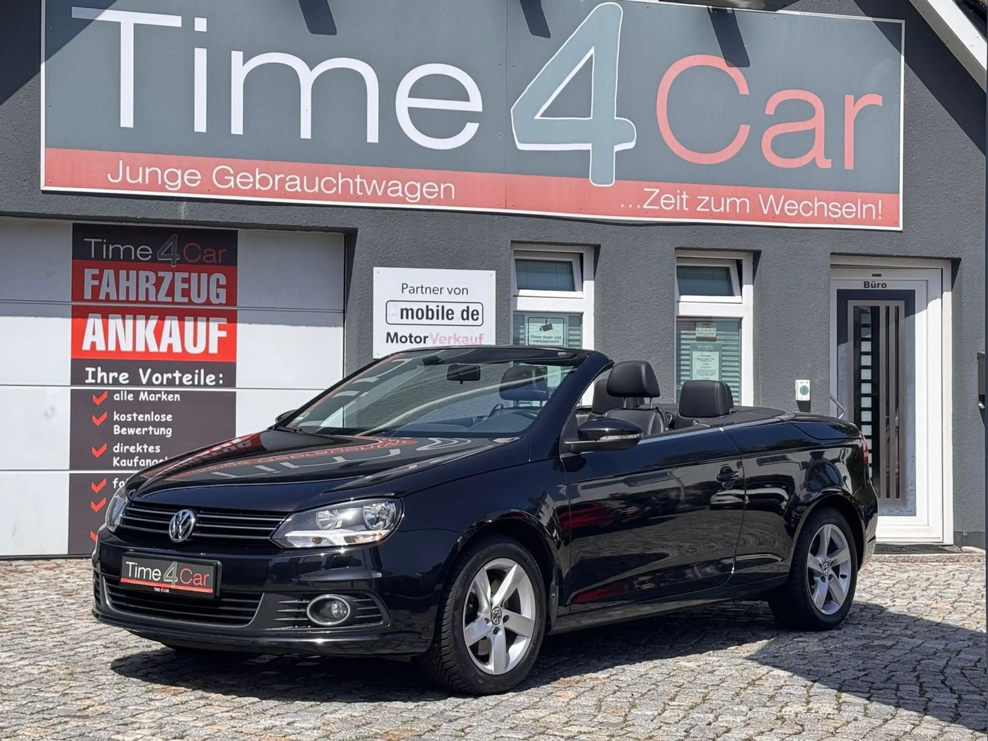 Volkswagen Eos 2.0 TDI Leder SHZ Klima AHK 1.Hand