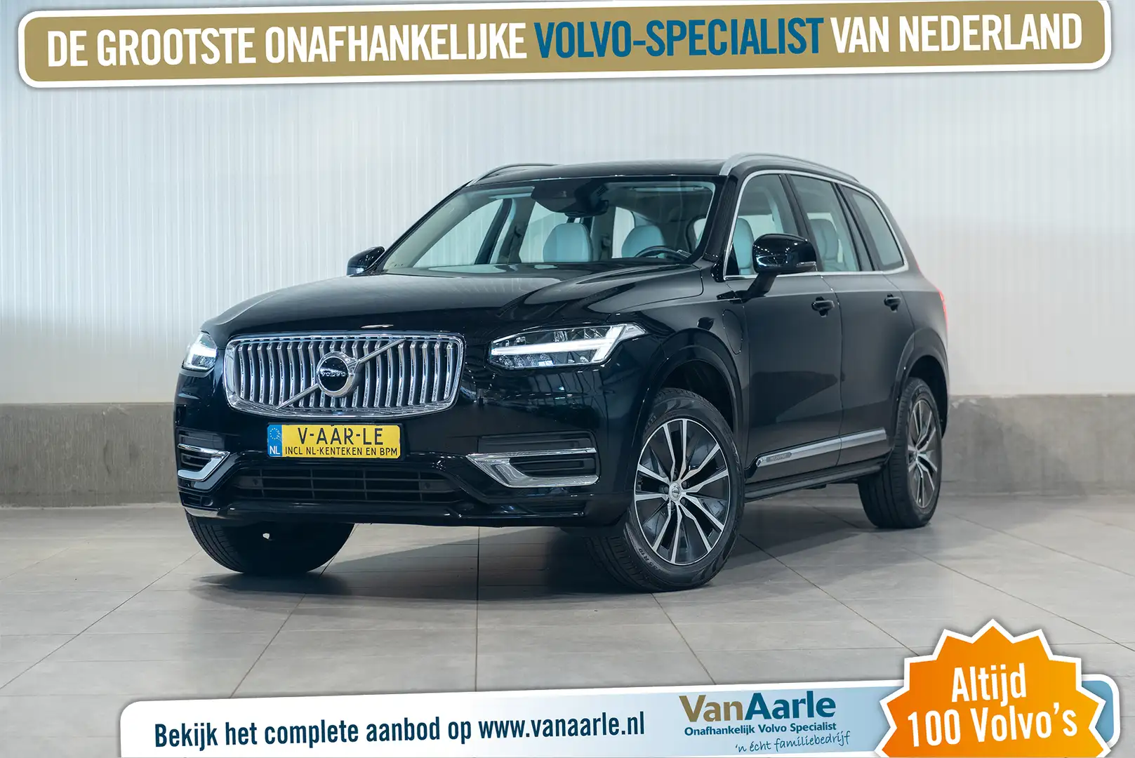 Volvo XC90 T8 Aut. Inscription Leder ACC Panoramadak 390pk Schwarz - 1