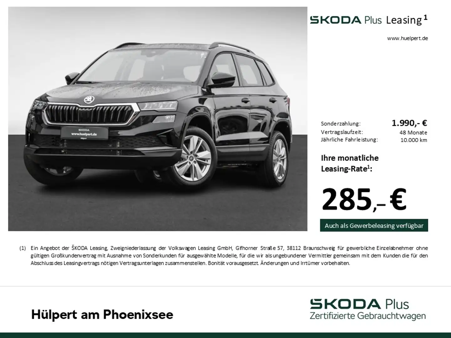 Skoda Karoq 1.5 SELECTION CAM LM17 NAVI SITZHEIZUNG Noir - 2