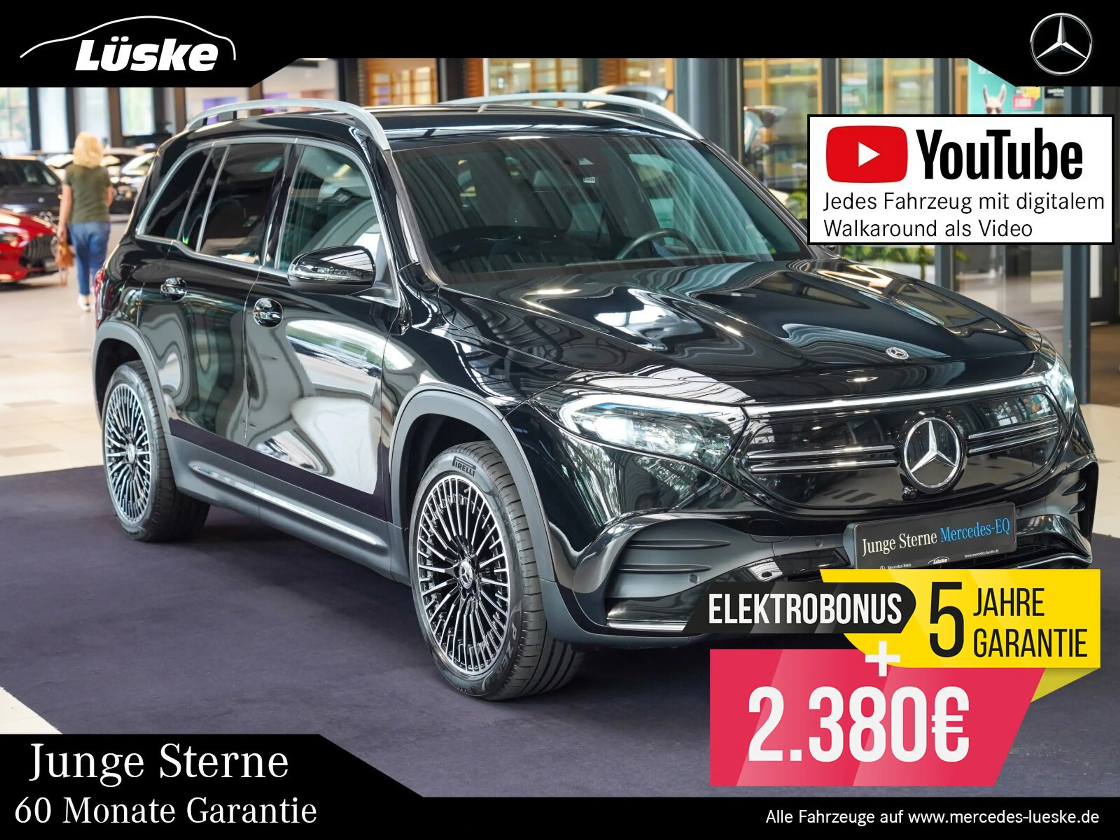 Mercedes-Benz EQB 250 AMG-Line Vielspeichenrad Ambientelicht AMG Line