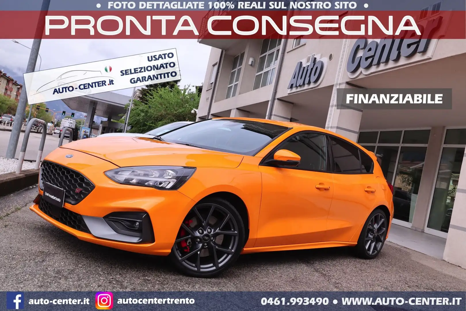 Ford Focus ST Performance 2.3 EcoBoost 280 CV 5p. Arancione - 1
