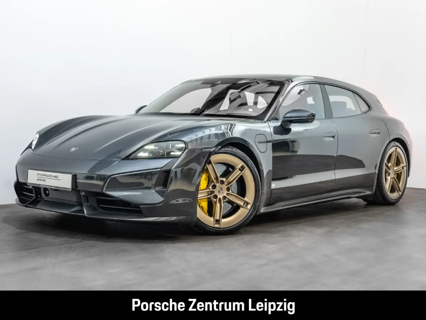 Porsche Taycan Turbo S Sport Turismo Burmester Sunshine Clubleder Grau - 1