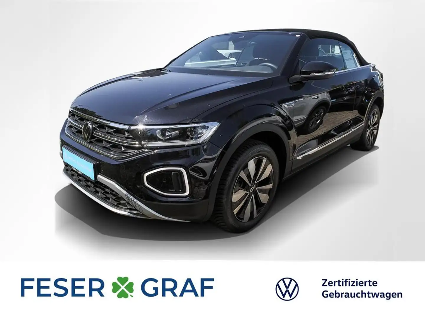Volkswagen T-Roc Cabrio 1.5 TSI Move DSG ACC LED Navi RüKa Schwarz - 1
