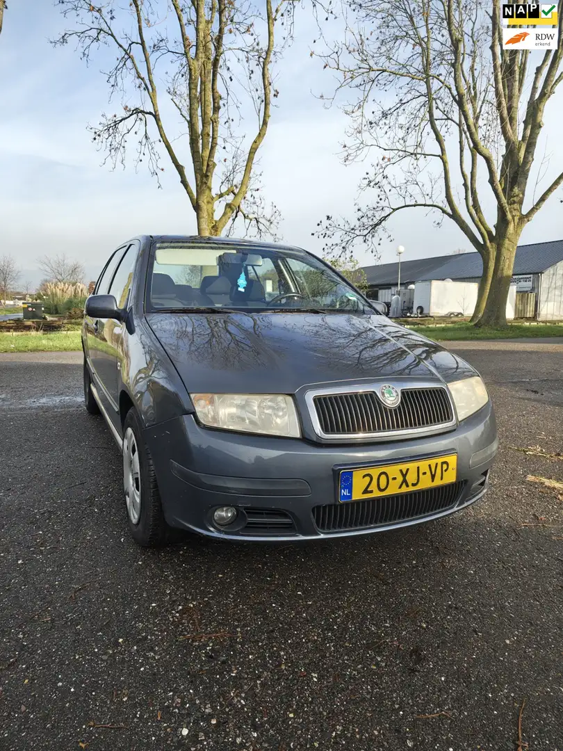 Skoda Fabia 1.4-16V Spirit+ RIJDT SCHAKELT GOED AUTO IS ZO ING Grau - 1