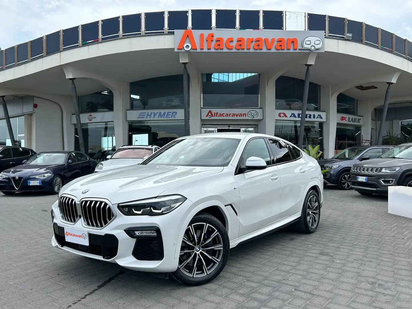 BMW X6 xdrive30d mhev 48V Msport auto Bianco - 1