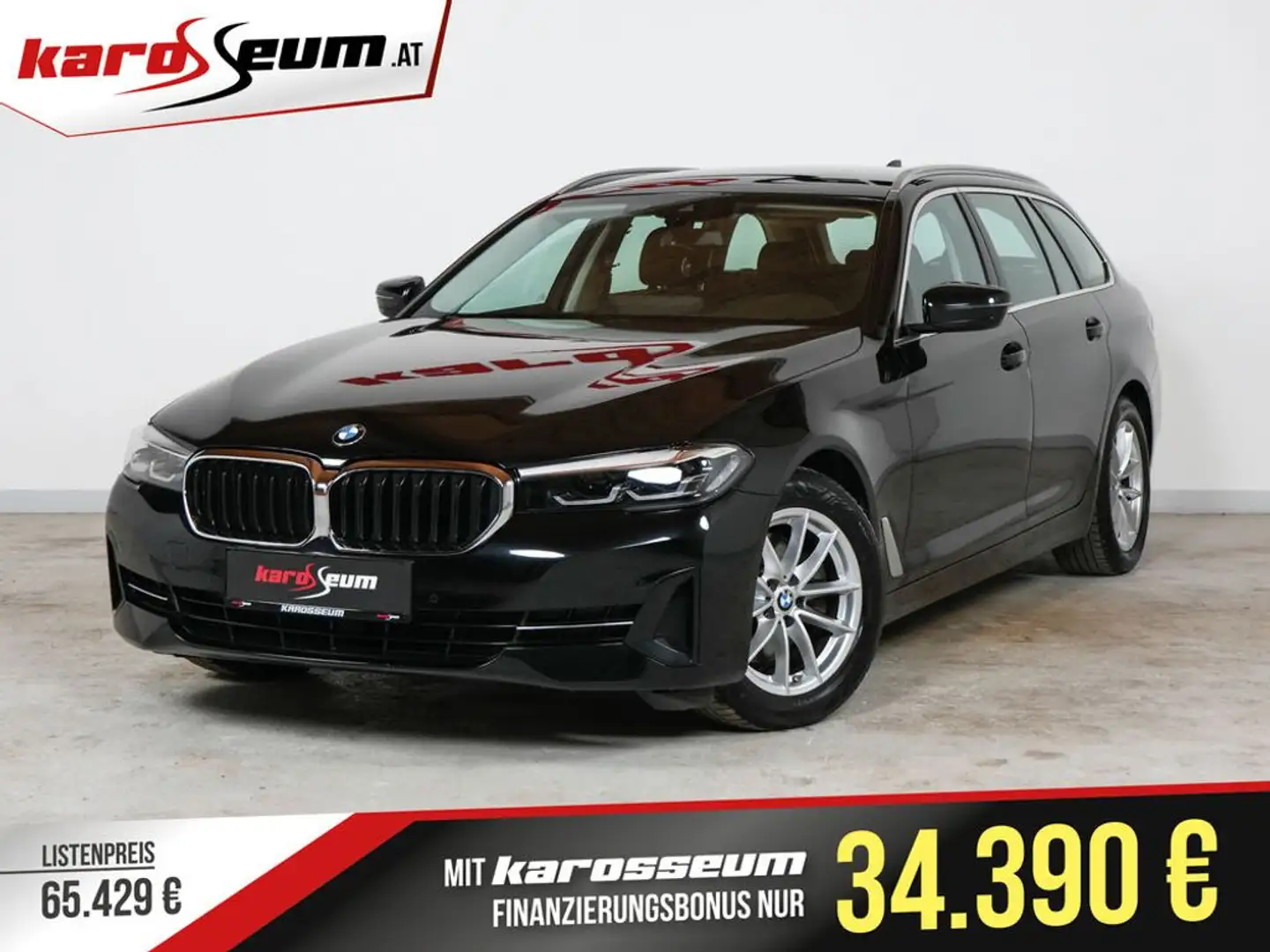 BMW 520 d Touring *LEDER*RFK*SHZ*VIRTUAL*TEMPO*PDC* Nero - 1