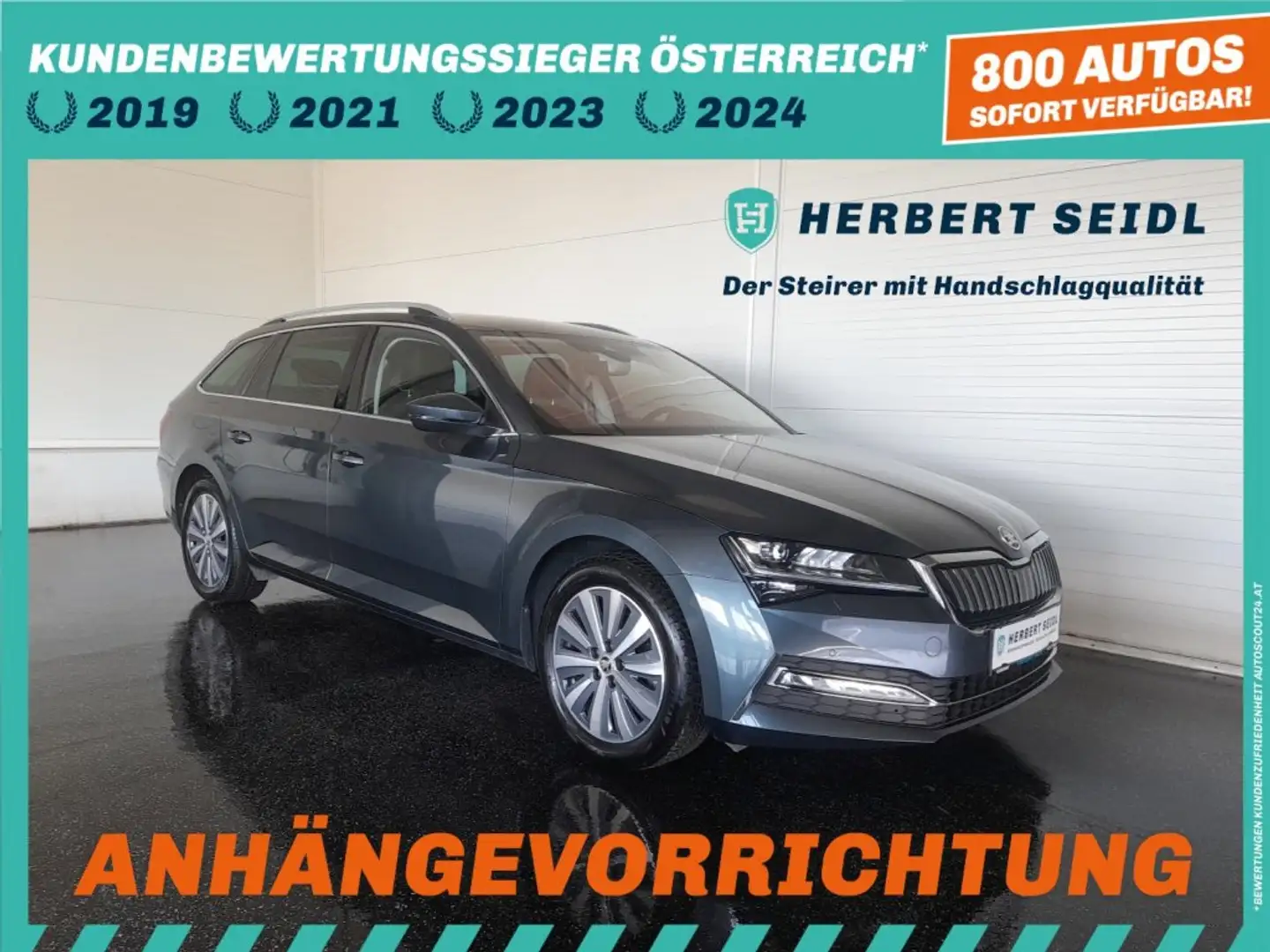 Skoda Superb Combi STYLE PHEV DSG *MATRIX-LED / DCC / VIRTUELL / NAVI / AHV & KAMERA / ACC / MEMORY SPORTSITZE / E-KLAPPE / KEYLESS* Grau - 1