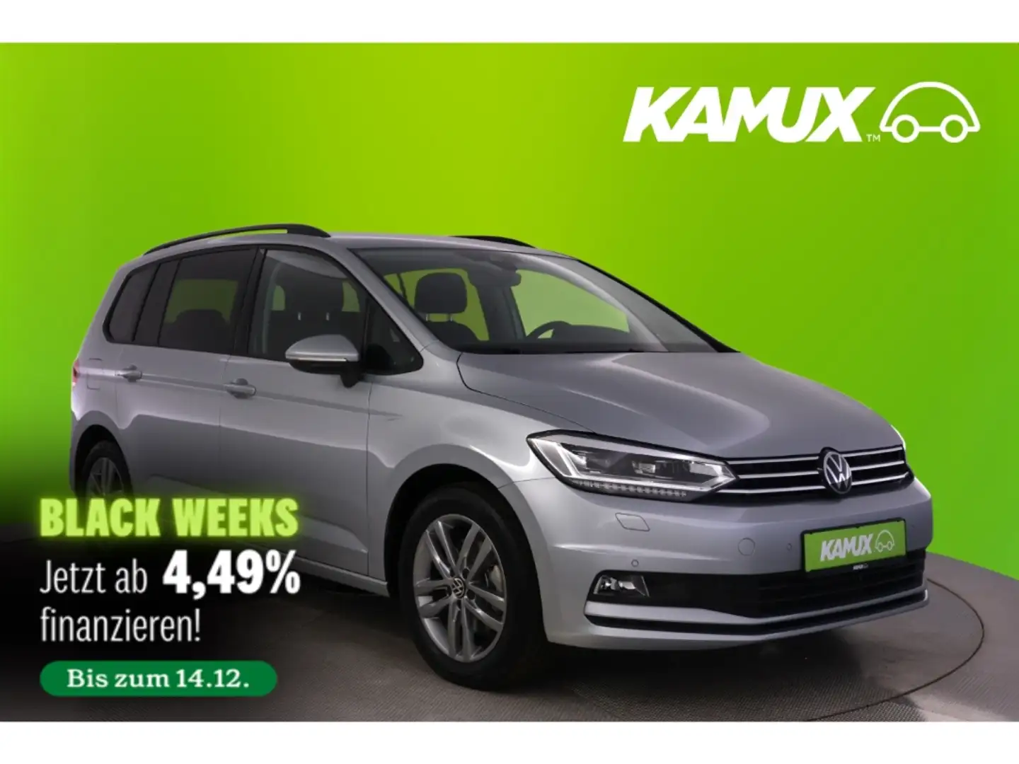 Volkswagen Touran 1.5TSI DSG Comfortline+LED+KAMERA+7-SITZE Argento - 1