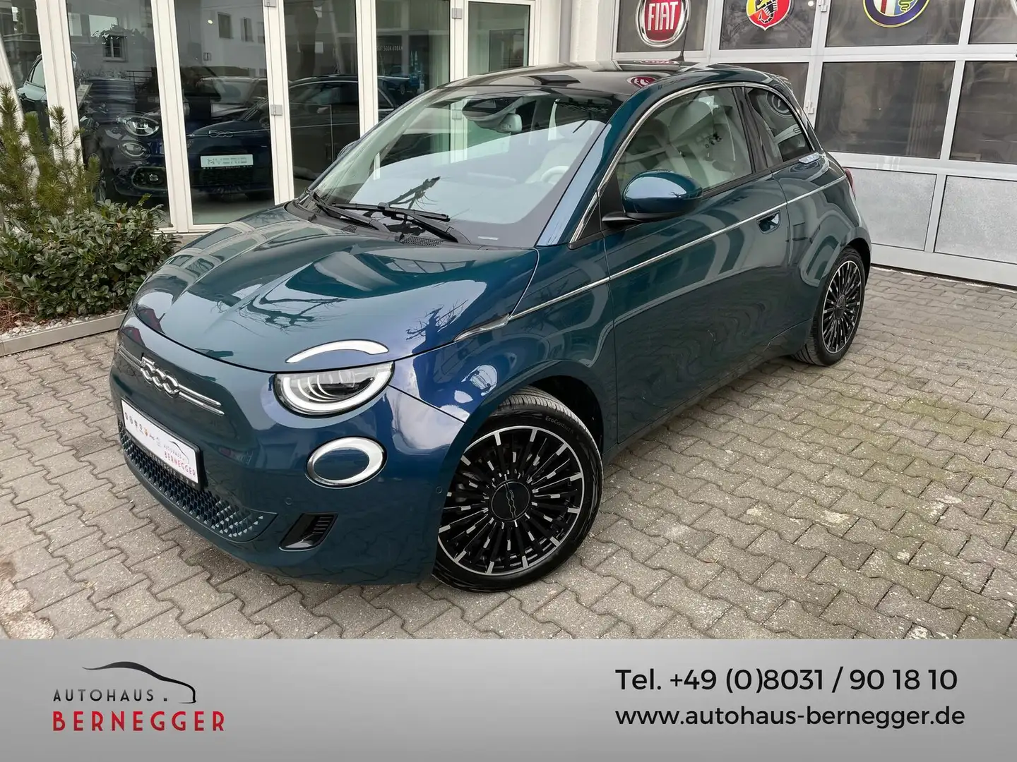 Fiat 500 La Prima, Leder, LED, Navi Bleu - 1