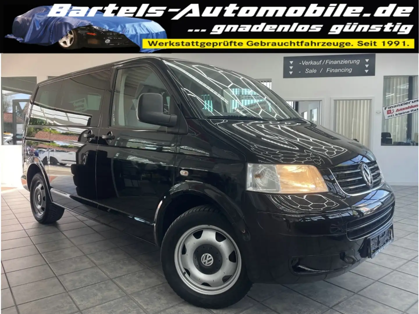 Volkswagen T5 Multivan 2.5 TDI, 7-Sitzer, Klima, Standheiz. Schwarz - 1