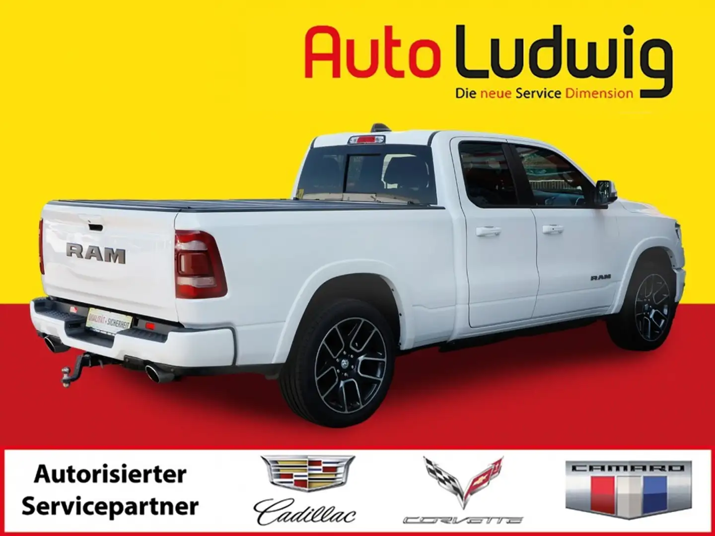 Dodge RAM Ram 1500 Quad Cab Laramie Night/Sport/Luft/12´ ... Weiß - 2