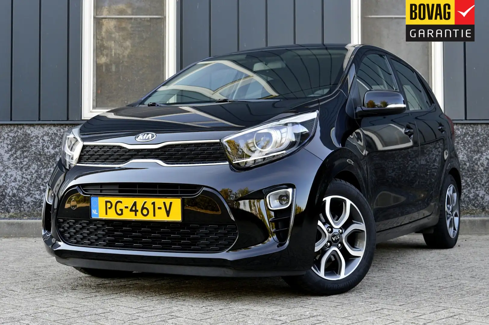 Kia Picanto 1.0 CVVT First Edition Rijklaarprijs-Garantie Navi Nero - 1