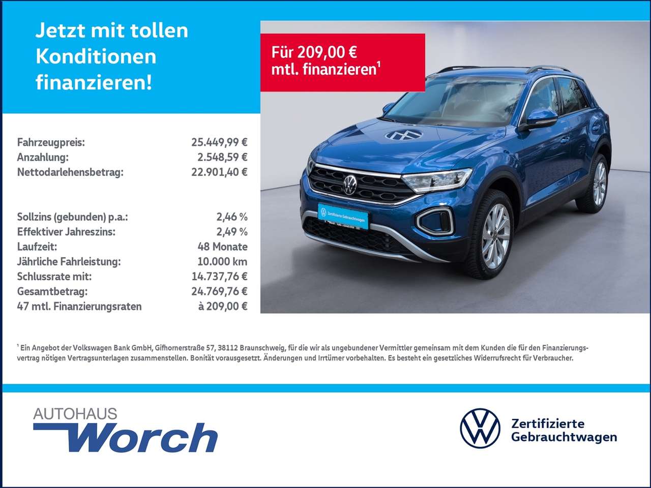 Volkswagen T-Roc 2025 — 1.5TSI DSG Life KAMERA+LED PLUS+NAV