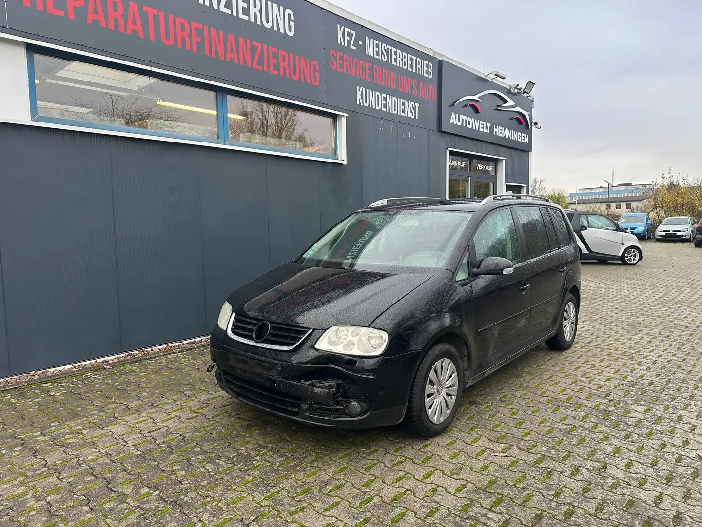 Volkswagen Touran 1.9 TDI*Unfallschaden*EXPORT*GEWERBE*BASTLER* Fekete - 1