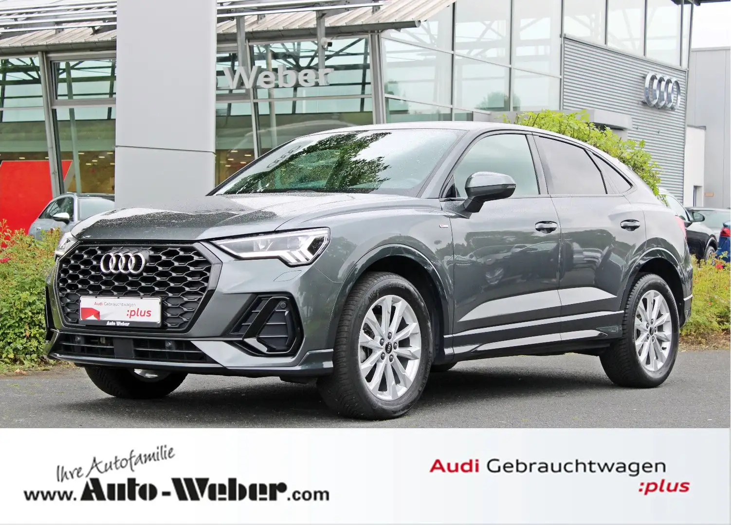 Audi Q3 Sportback 35TFSI S-tronic S LINE BLACK  VC Gris - 1