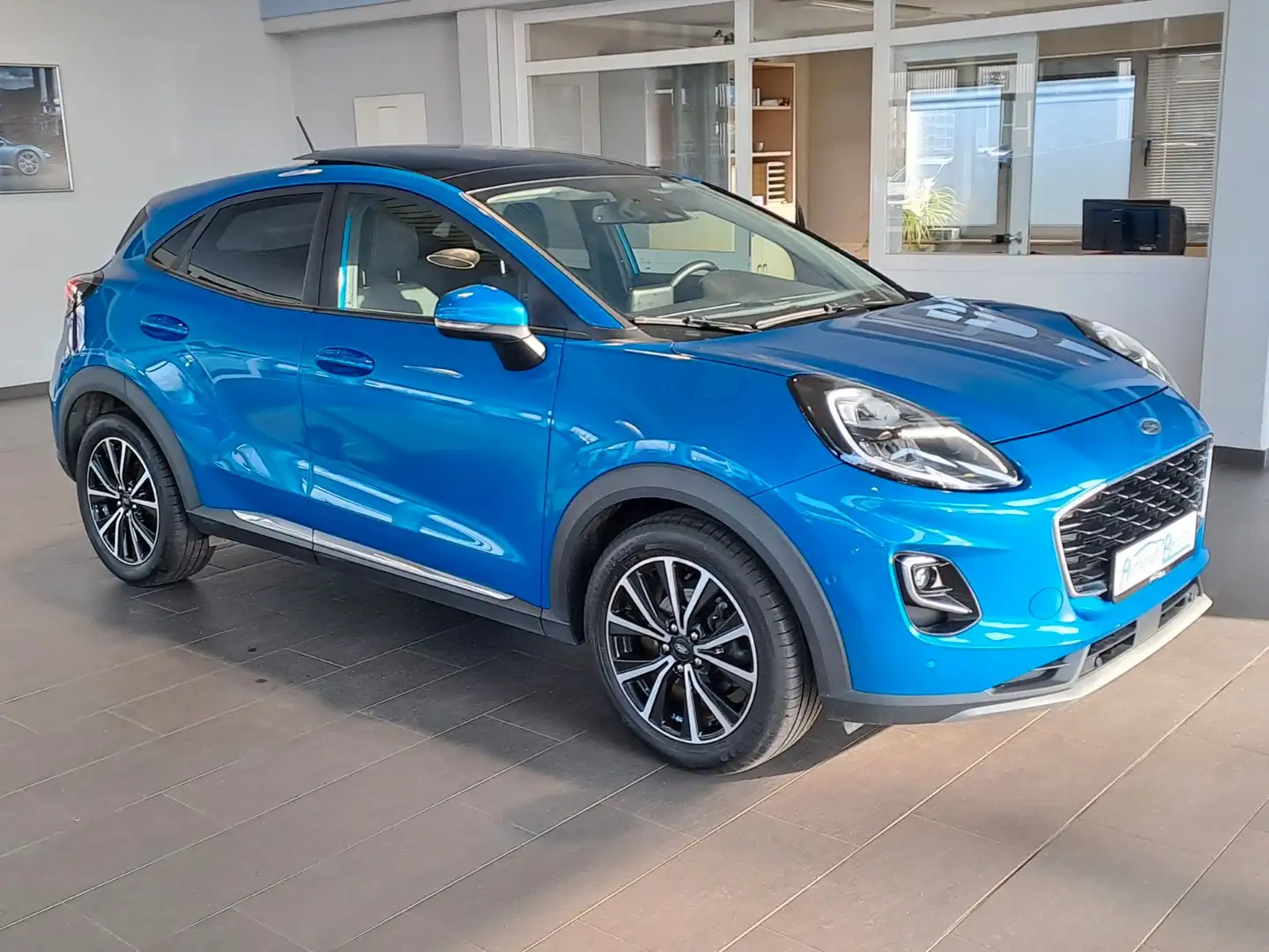 Ford Puma Titan. Aut.*Panorama*NAV*KAM*LED*ACC*Sitzh. Bleu - 2