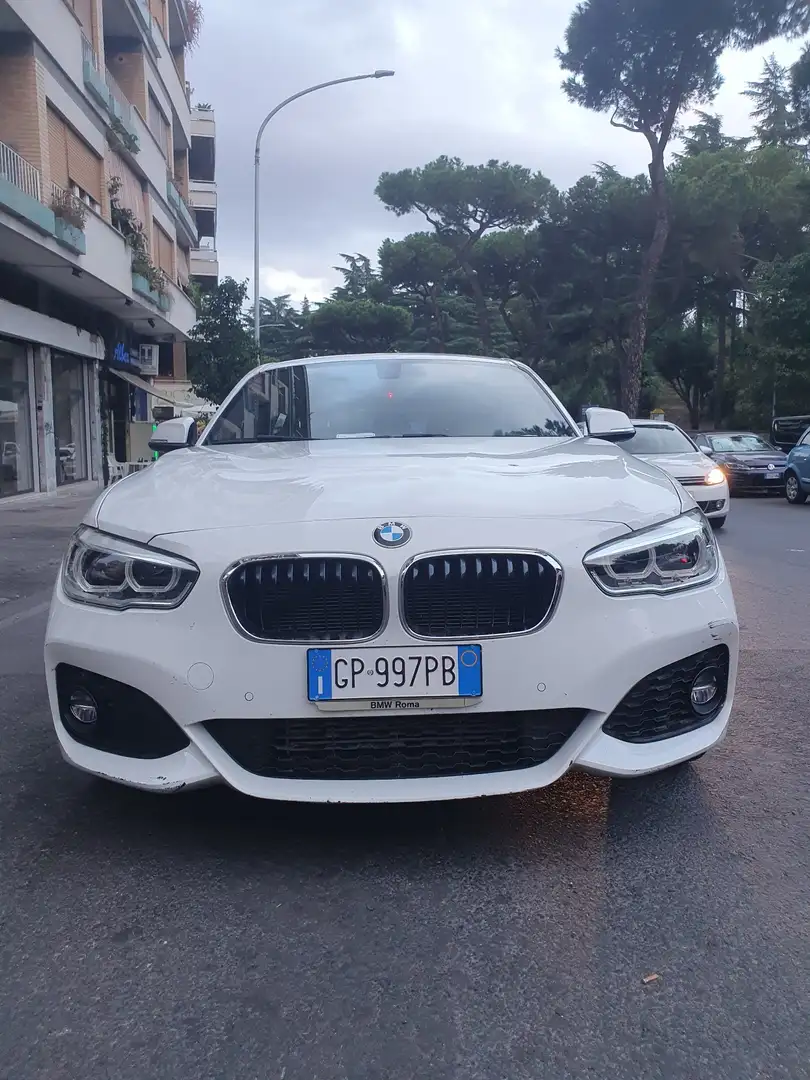 BMW 116 116d Msport 5p auto Bianco - 1