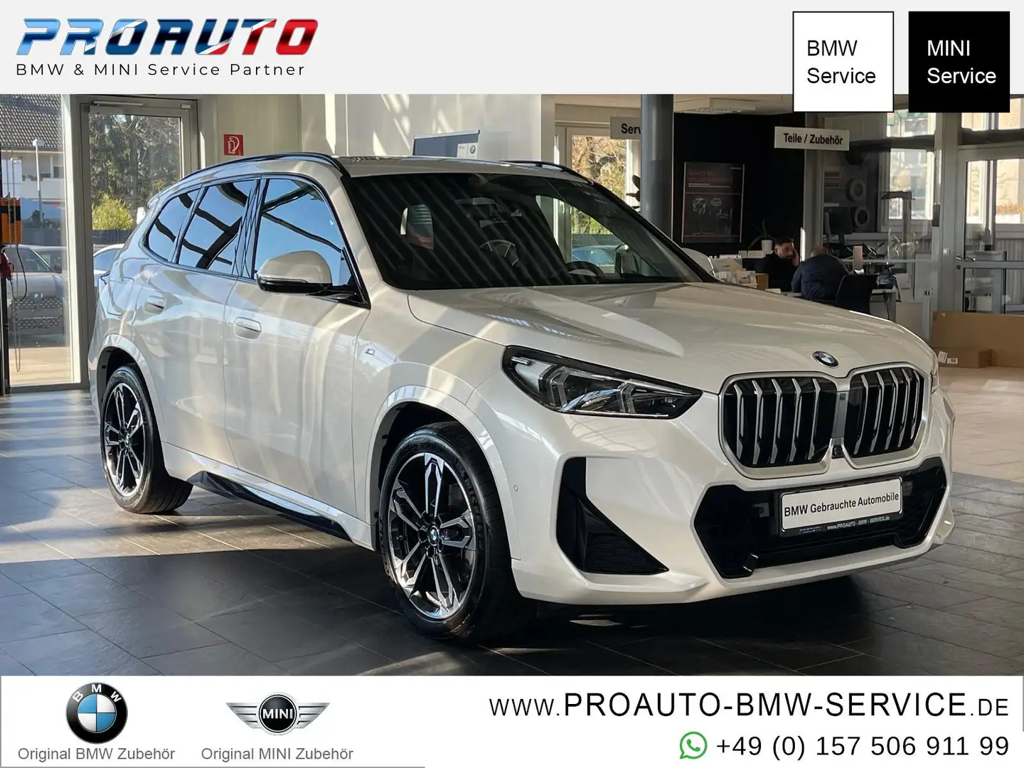 BMW X1 20d xDrive M Sport Pano/HUD/19"/360/ Blanc - 1