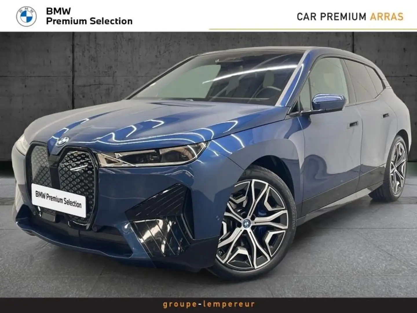 BMW iX xDrive40 326ch Bleu - 1