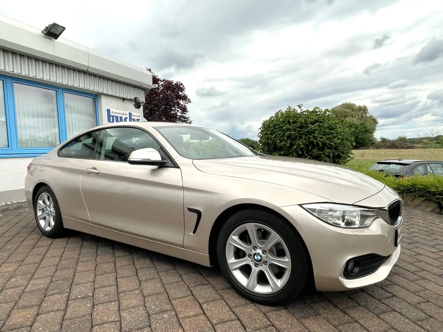BMW 420 d Coupe HUD Xenon Navi Prof Scheckheft BMW Plateado - 2