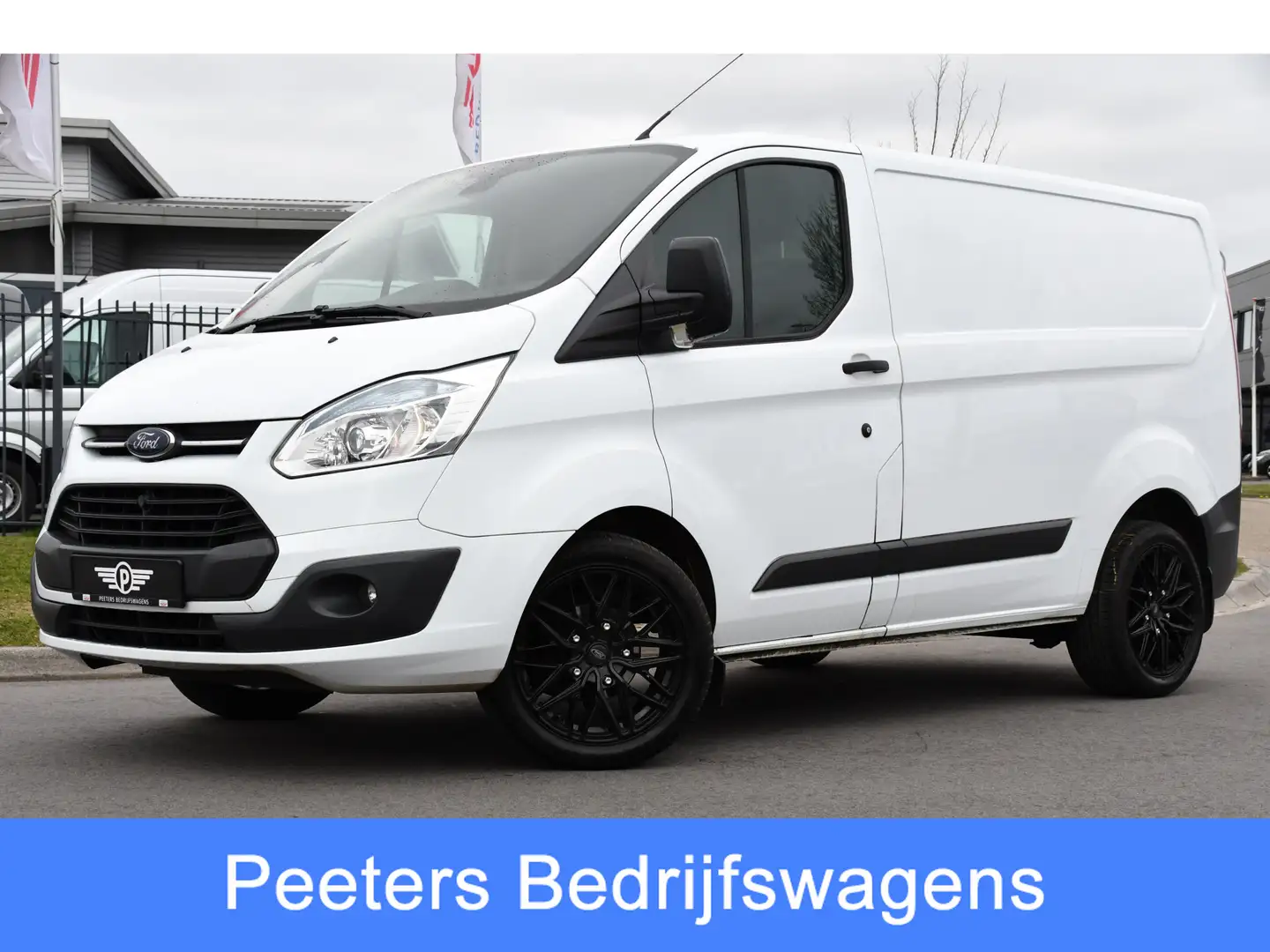 Ford Transit Custom 2.2 TDCI L1H1 Black & White Edition Cruise, Airco, Blanc - 1