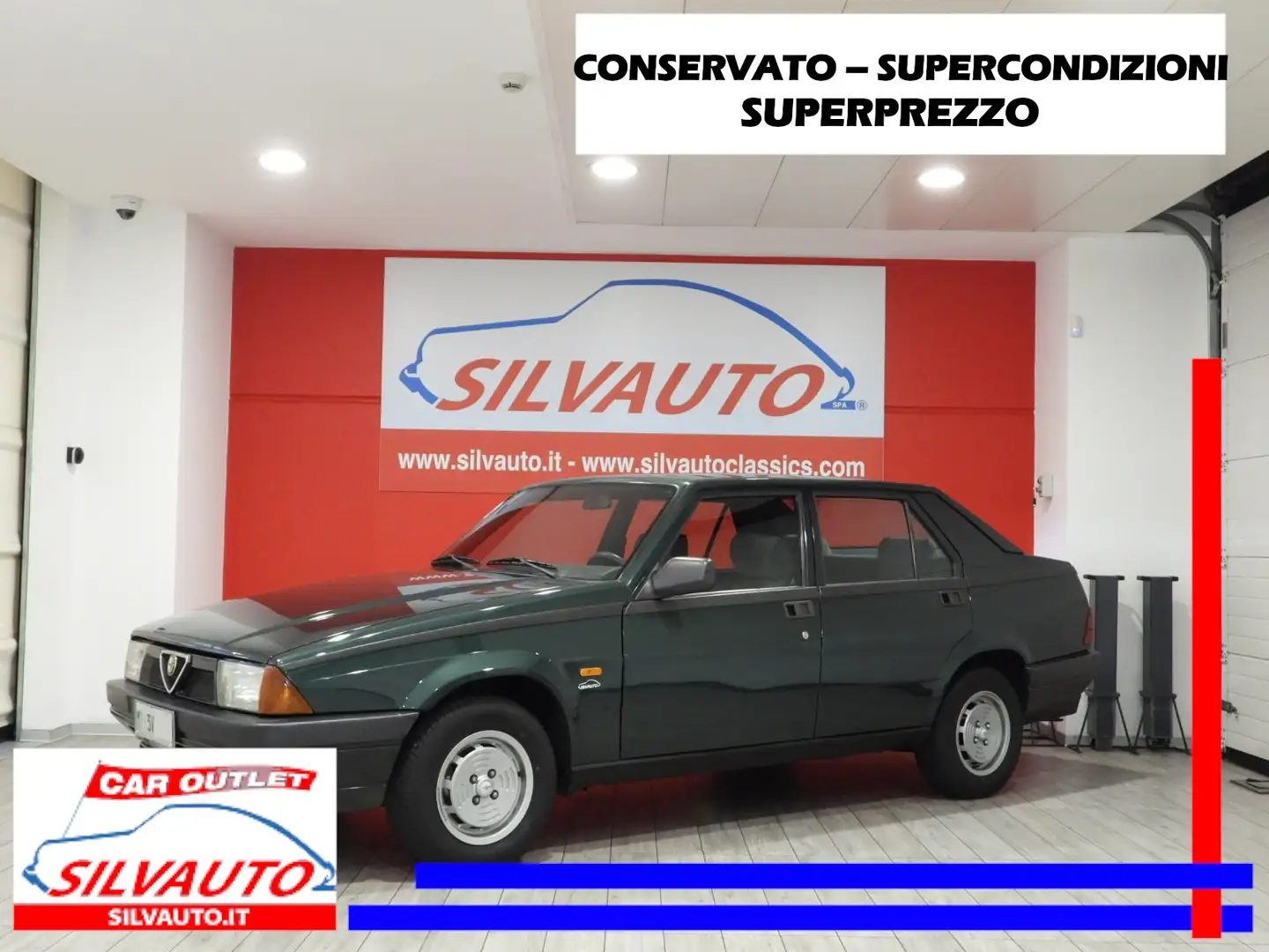 Alfa Romeo 75 1.6 I.E. TIPO 162B2D - CONSERVATO (1991) Verde - 1