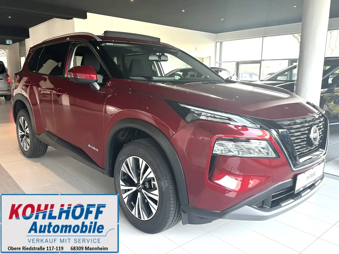 Nissan X-Trail 1.5 VC-T e-POWER N-Connecta 204PS Panorama LED 360 Rojo - 1