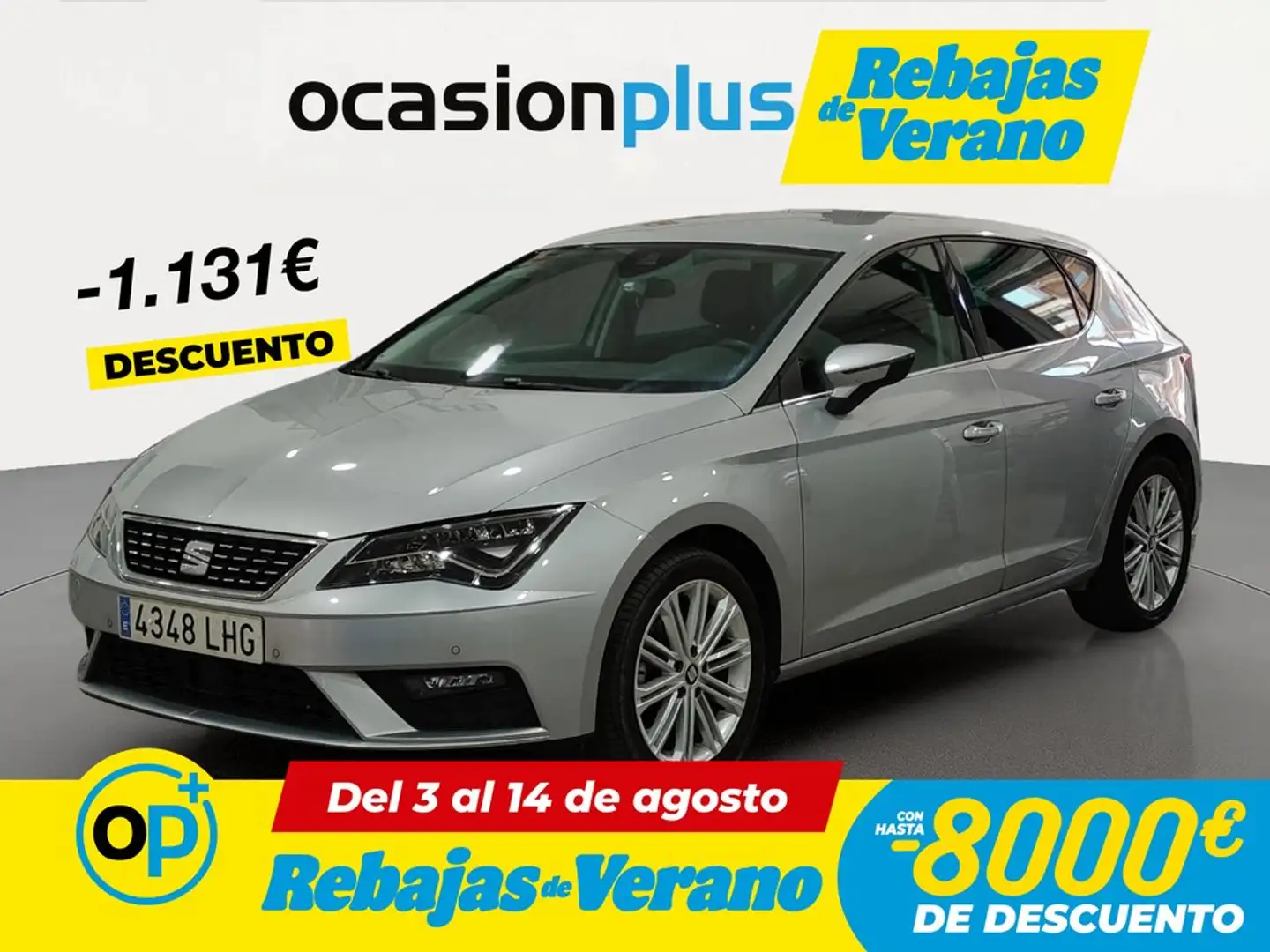 SEAT Leon 1.5 TGI GNC S&S FR Fast Edition DSG7 130 Gris - 1