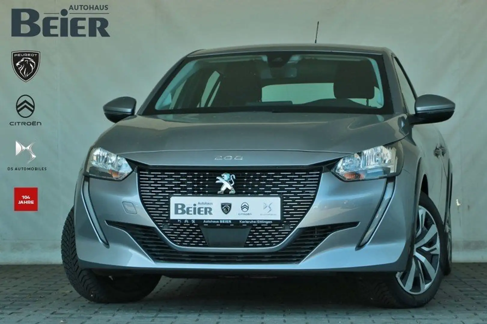 Peugeot e-208 Active Shz. / Klima / Tempomat Gris - 1