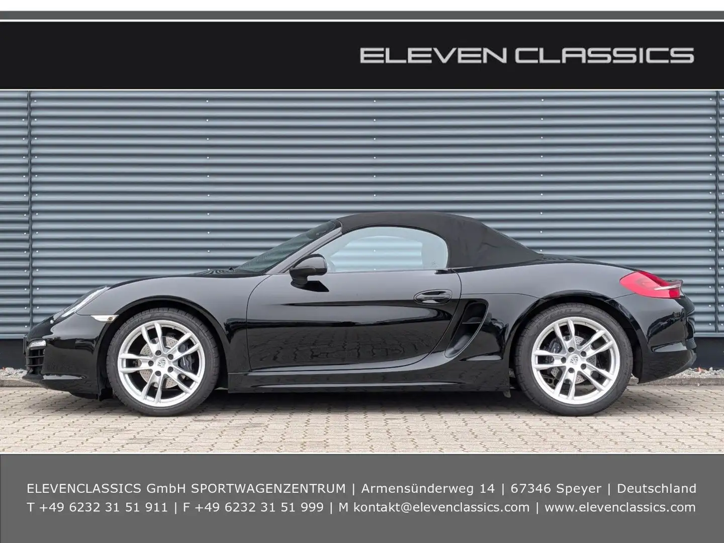 Porsche Boxster 981 *1. Hand, unfallfrei, Wartung neu* Zwart - 1