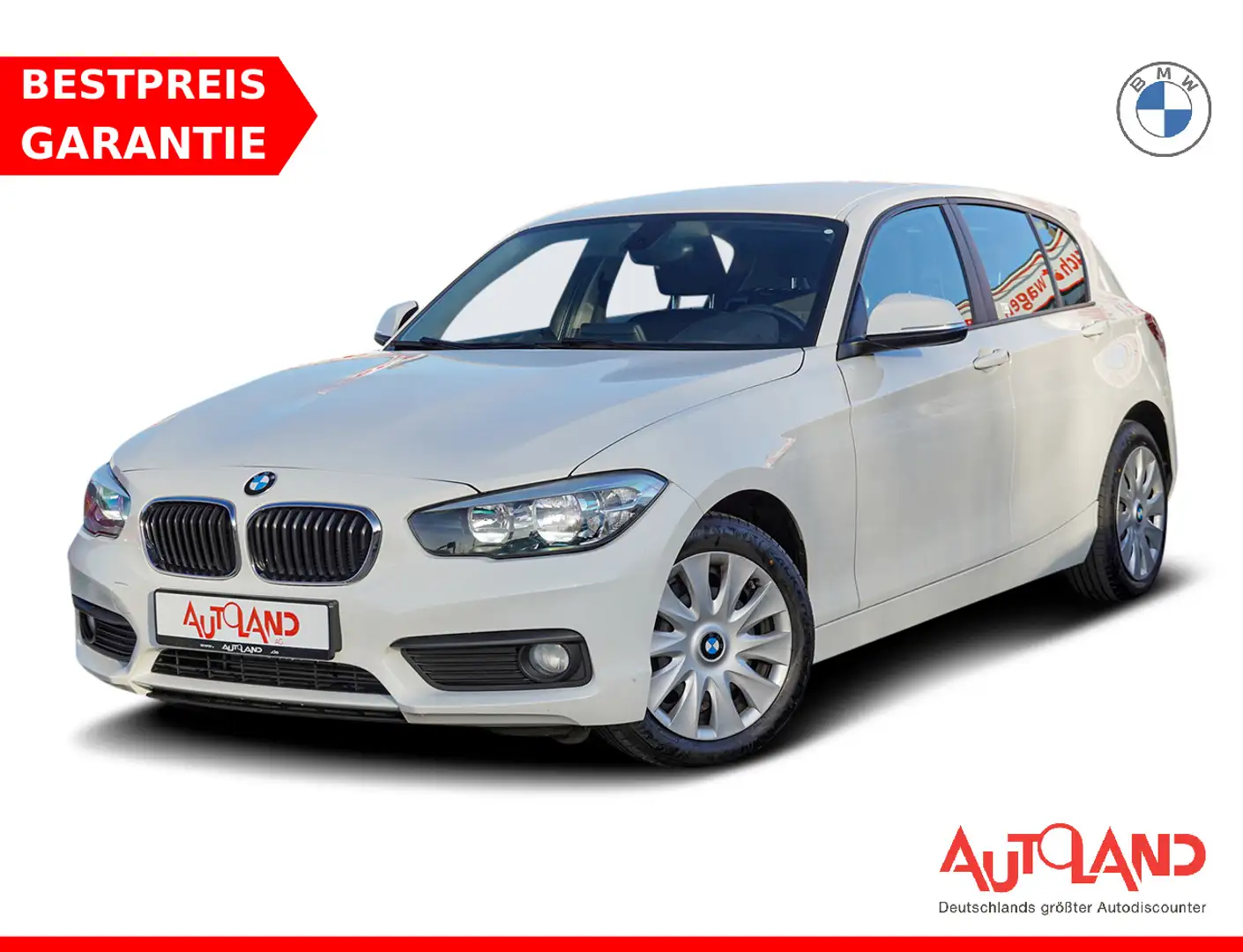 BMW 116 116i Advantage Klimaaut. Navi Tempomat PDC USB Blanc - 1