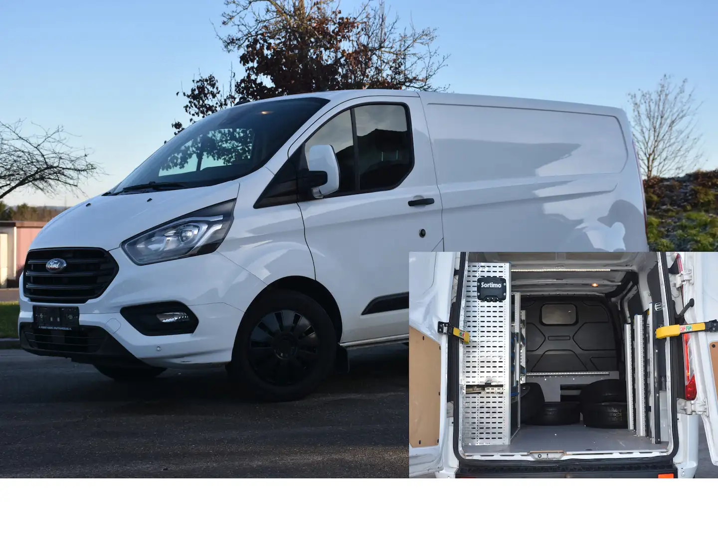 Ford Transit Custom 340 L1 Trend/Werkstatt/Navi/AHK Weiß - 1