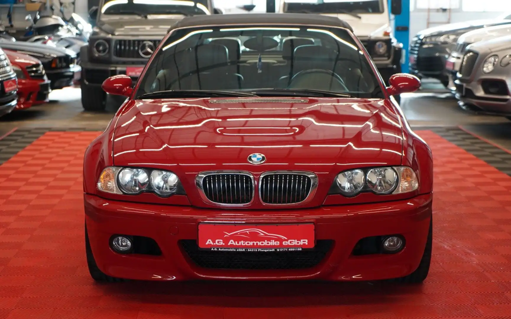 BMW M3 Cabrio E46*1.Hand*Unfallfrei*Scheckheft* Rot - 2