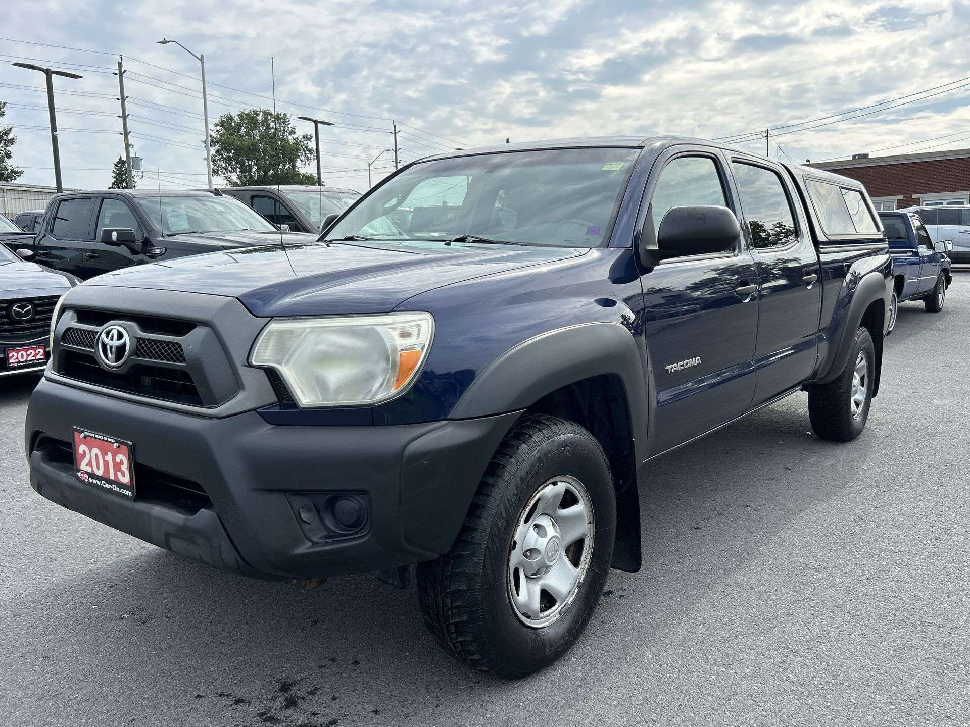 Blue 2013 Toyota Tacoma Pickup Truck Four-Wheel Drive Automatic