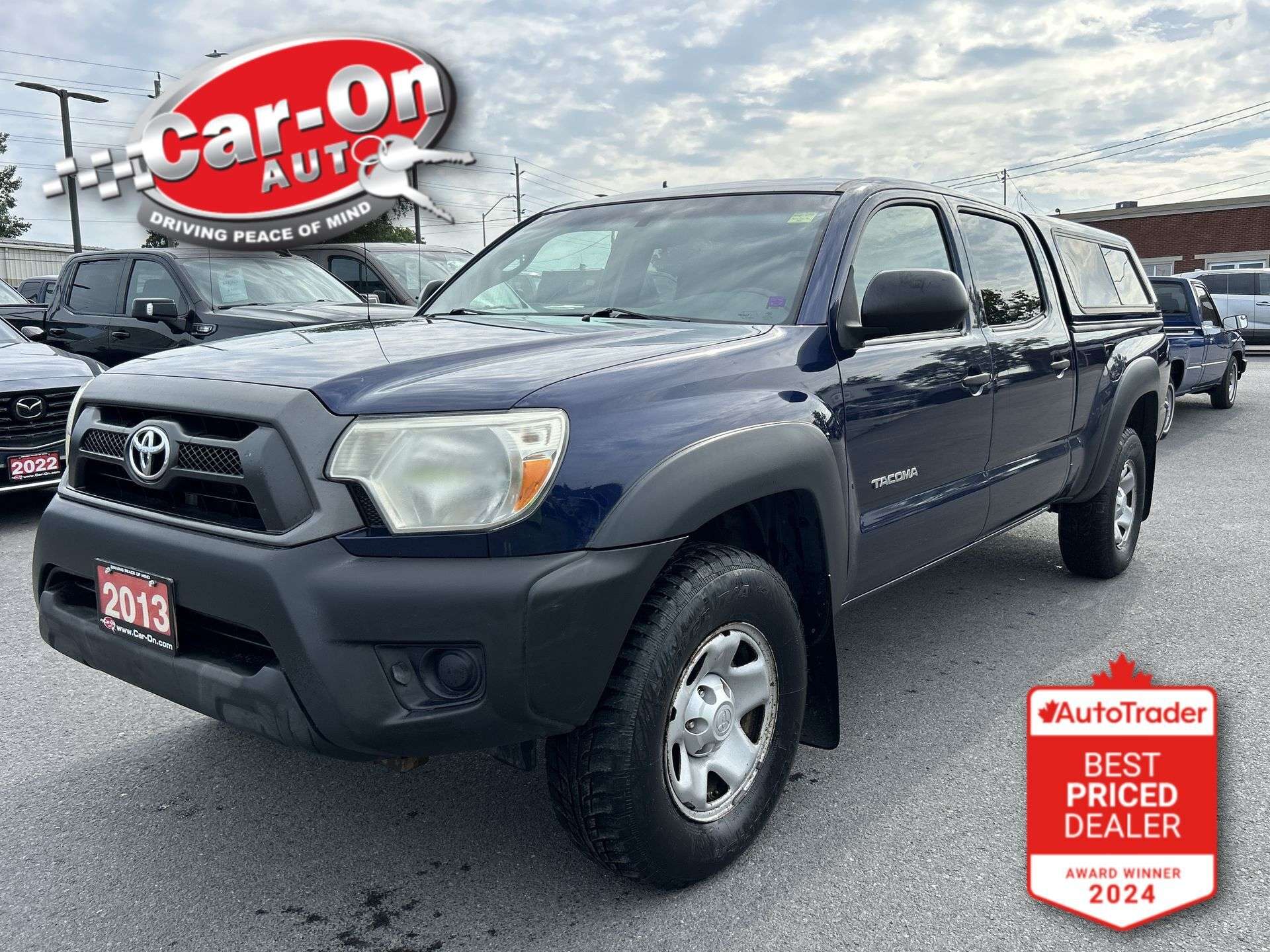 Blue 2013 Toyota Tacoma Pickup Truck Four-Wheel Drive Automatic