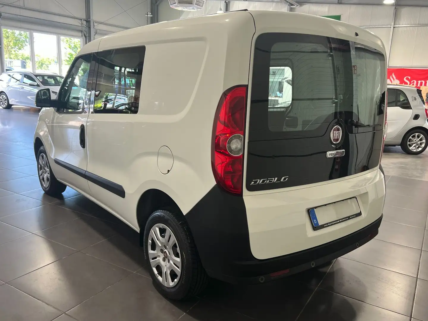 Fiat Doblo 1.6 JTDM SX Kasten **Navi*Klima*PDC*SHZ** Weiß - 2
