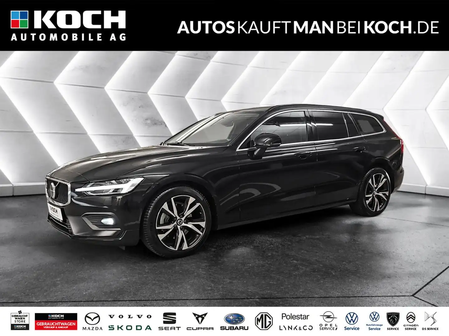 Volvo V60 B3 Core ACC BLIS STDHz 4xSHz VOLL-LED GOOGLE Noir - 1