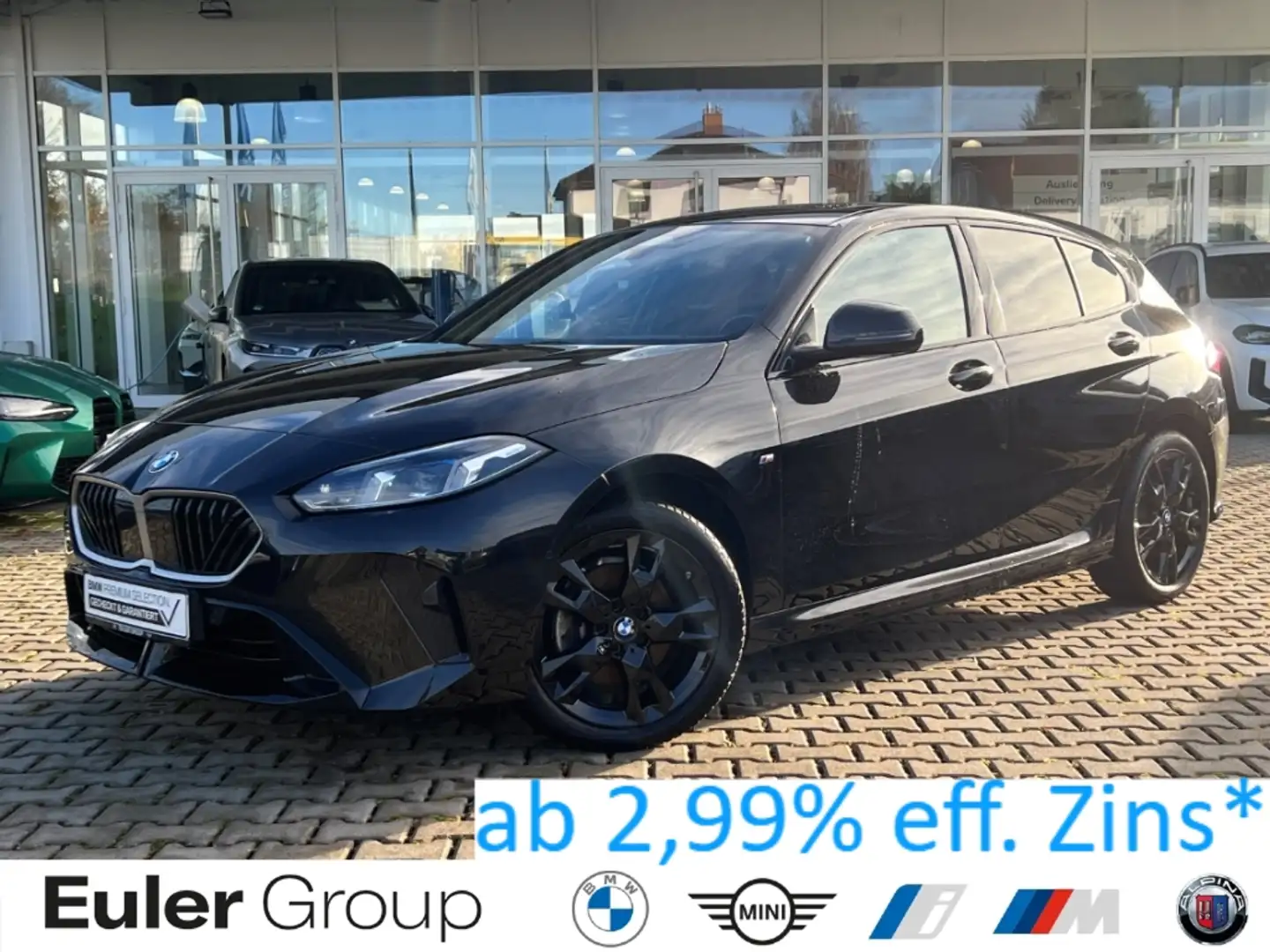 BMW 118 d F70 M Sport Panorama ad.M-FW Alarm adLED Durchla Schwarz - 1